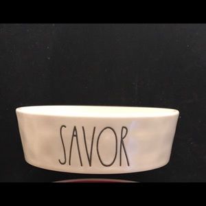 Rae Dunn Pet Dish SAVOR